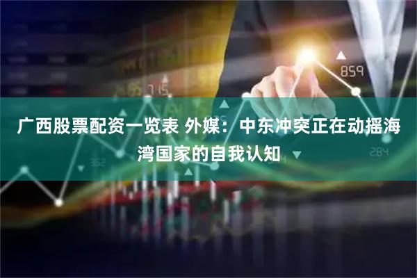广西股票配资一览表 外媒：中东冲突正在动摇海湾国家的自我认知